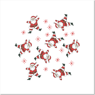 Scatter Santa Posters and Art